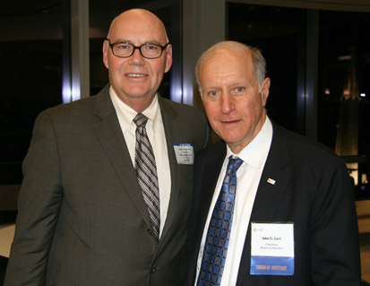 Chief Judge James F. Holderman and LSC Chairman Levi