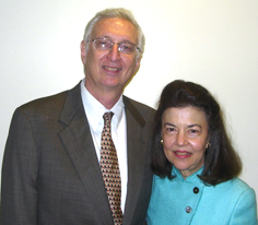 Sheldon Roodman and LSC President Helaine M. Barnett