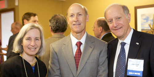 Left to Right: LSC Vice Chair Martha Minow, Justice Pelander and Chairman Levi.