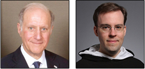 LSC Board Chairman John G. Levi (left) and Board Member Fr. Pius Pietrzyk, O.P.