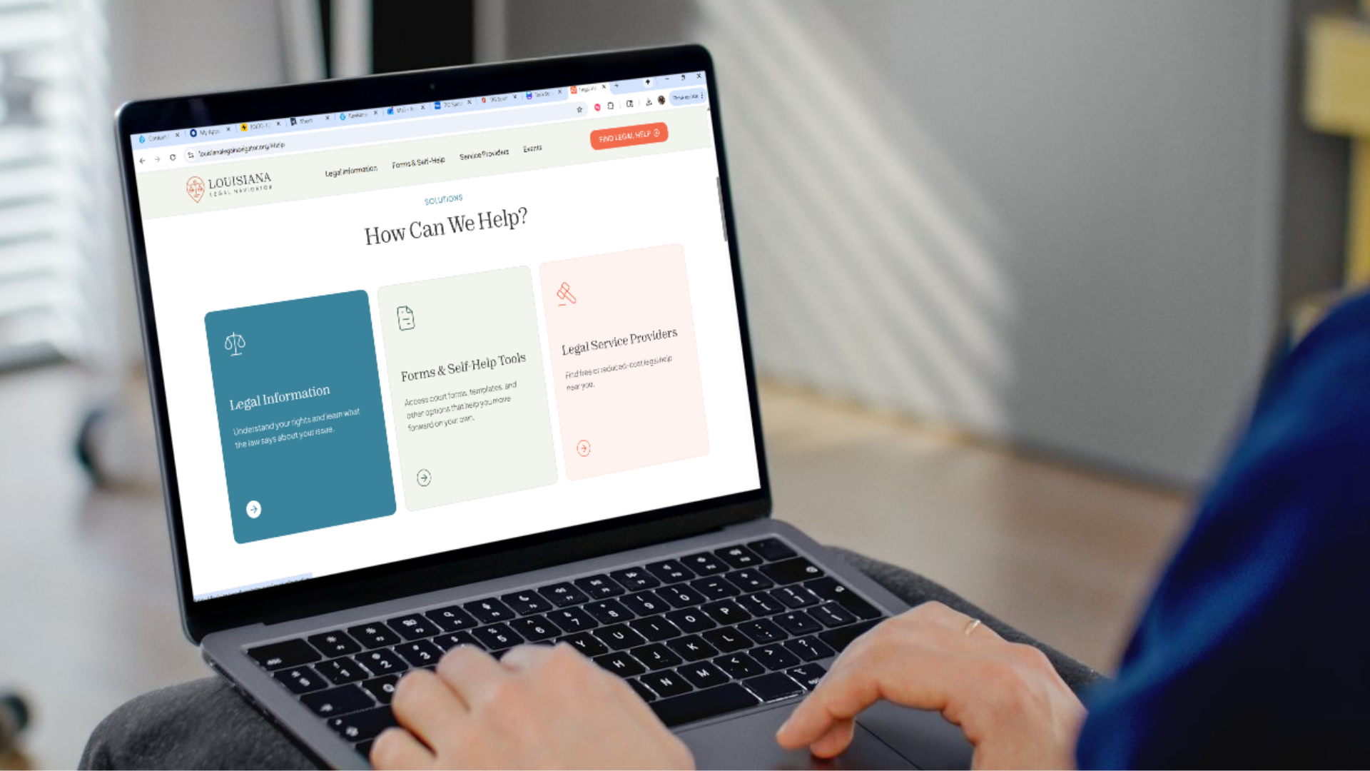 Louisiana self-help online portal