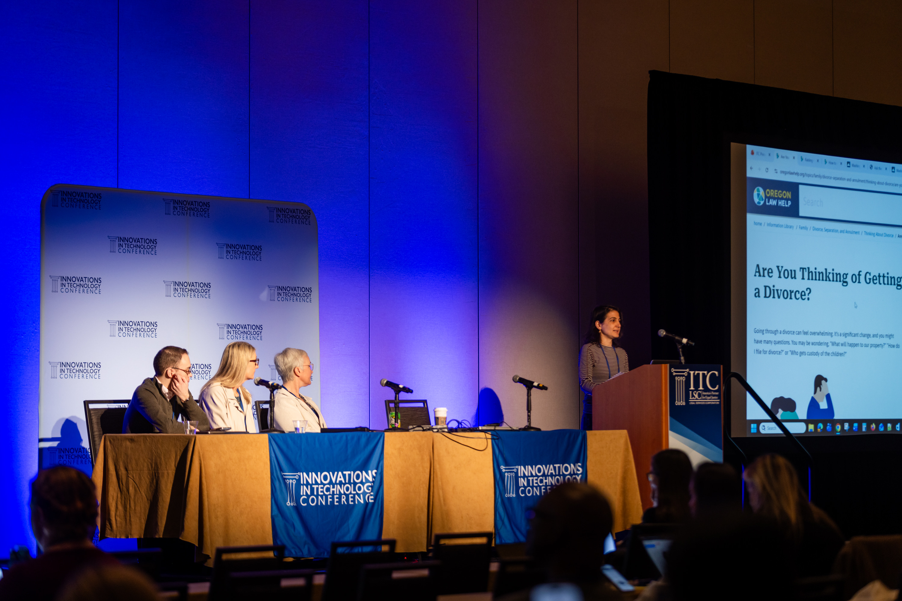 Attendees participating in the Innovations in Technology Conference