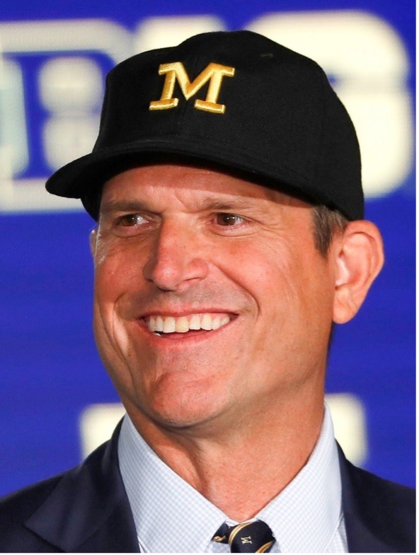 Headshot of James Jim Harbaugh