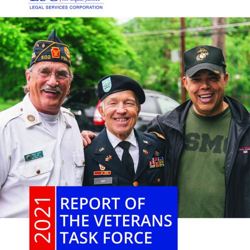 Veterans standing side by side