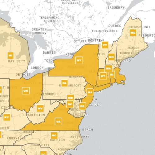 eviction laws database map of states