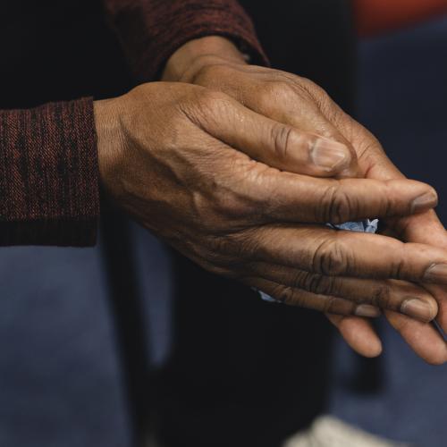 closeup of hands