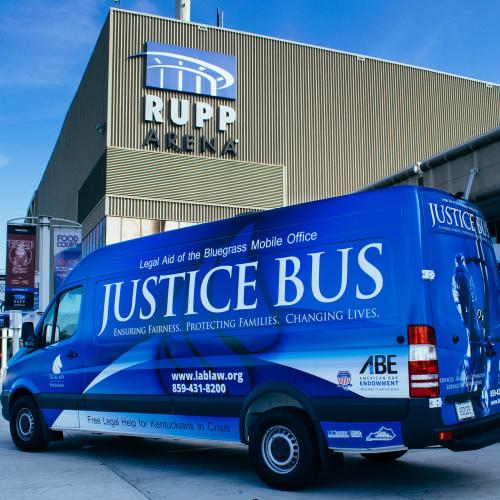 Legal Aid of the Bluegrass Mobile Services "Justice Bus"