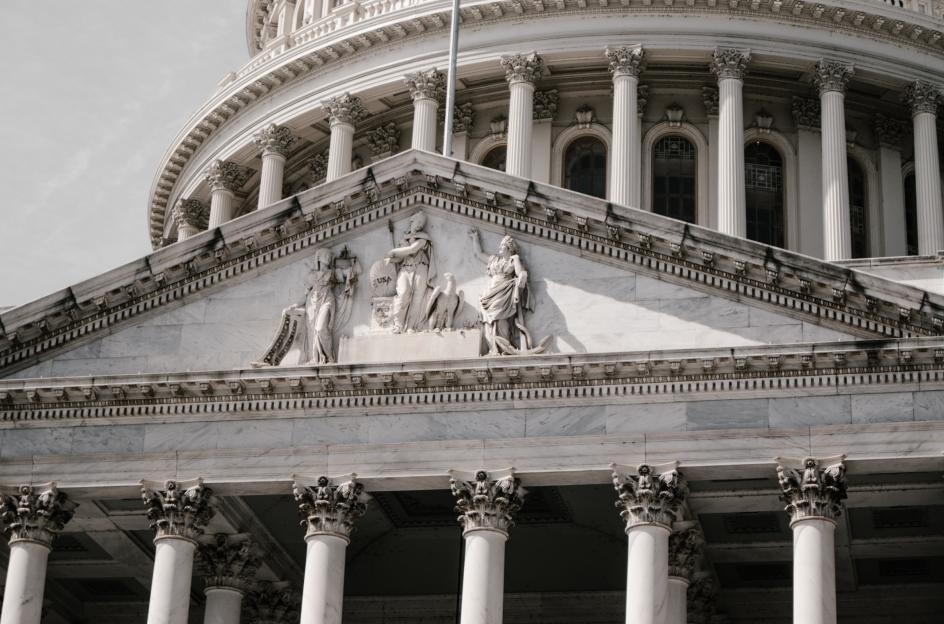 US Capitol Building, cropped tight