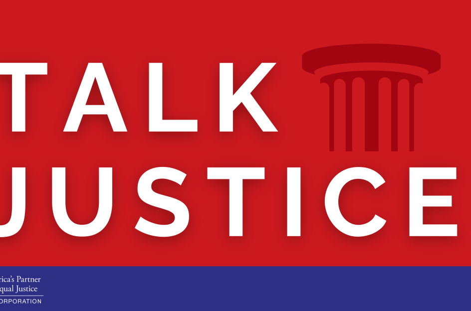 Talk justice logo