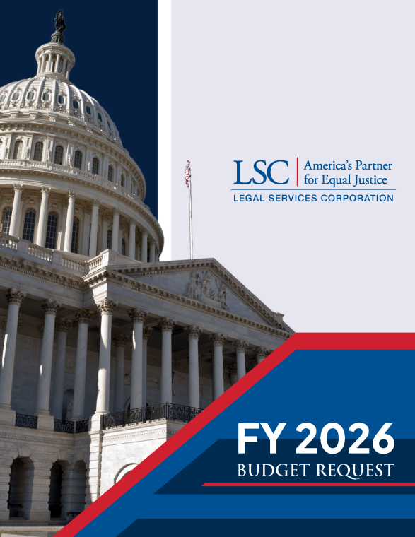 2026 Budget Request Cover